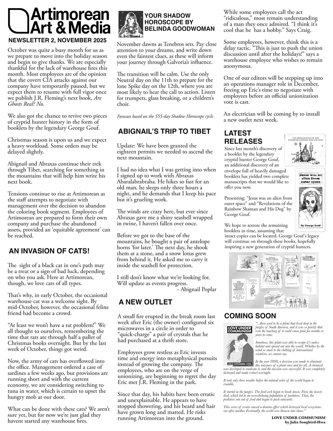 November 2025 Newsletter