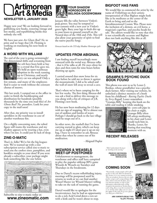 January 2026 Newsletter