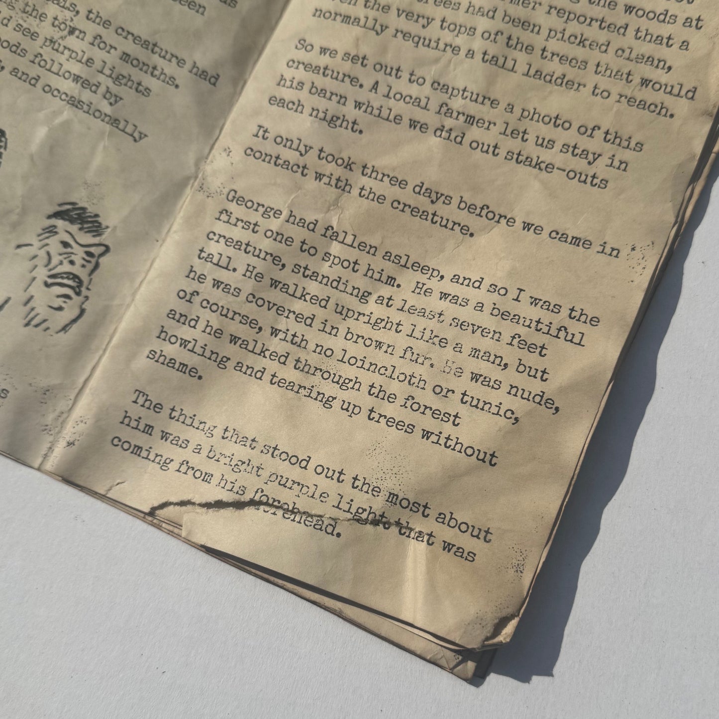 Blood-Bonded Apes, Bigfootmen, and the Waxaxi by George Gouf and Harold Handey Booklet